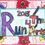 One of the Reedville Elementary Classroom Submissions for 2013 Run For The Arts T-Shirt Design Contest