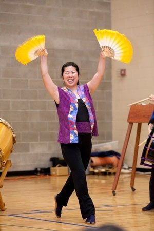 portlandtaiko Michelle Fujii of Korekara Taiko